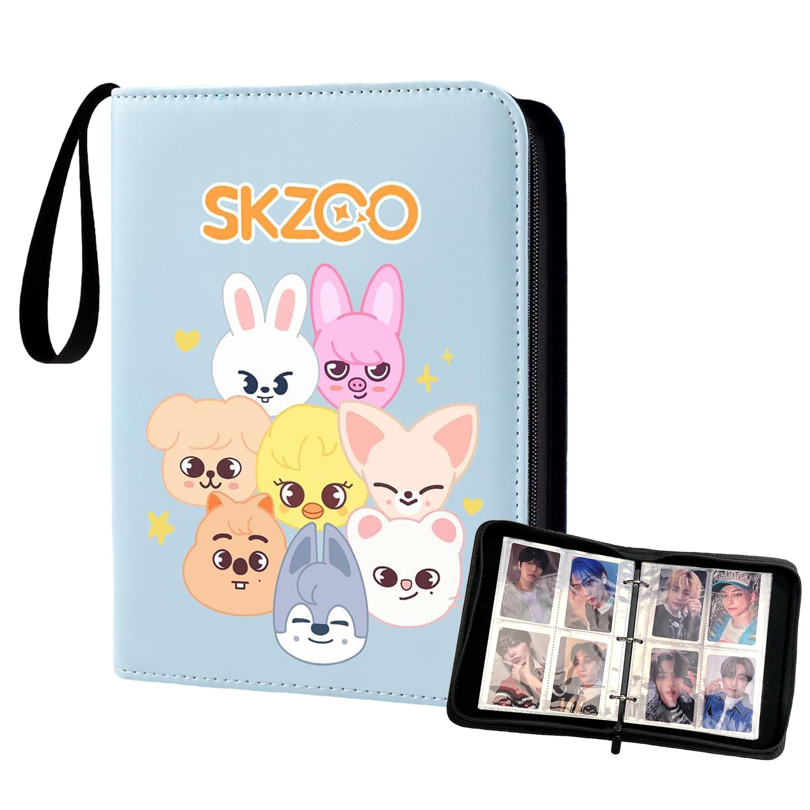 Stray Kids Skzoo Cute Cartoon Trading Card Holder, Photocard